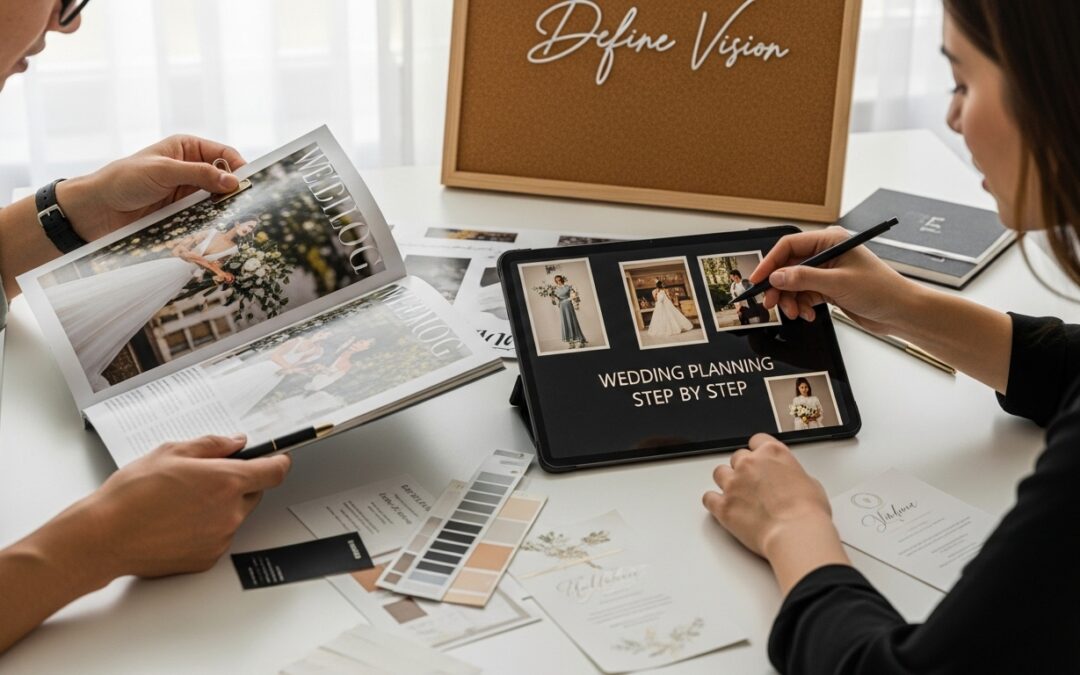 wedding planning couple