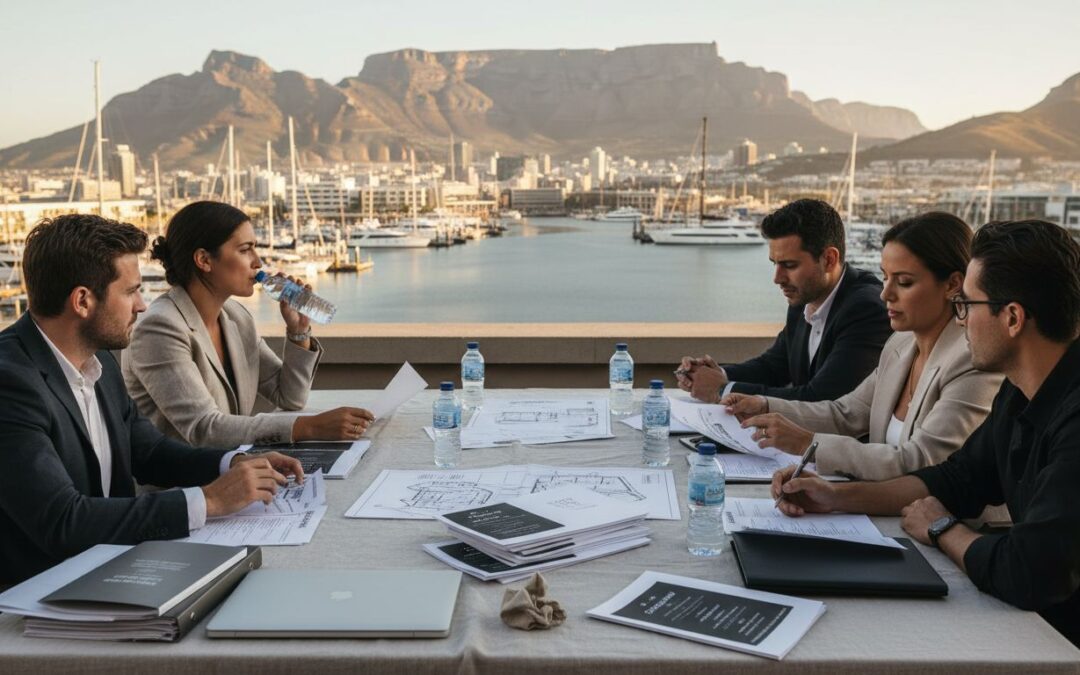 Event planners at Cape Town waterfront venue